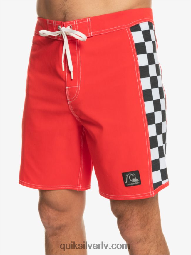 vīriešiem Quiksilver oriģinālie arch 18 dēļu šorti augsta riska sarkans 88064R176