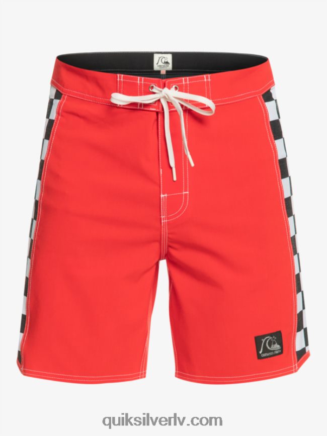 vīriešiem Quiksilver oriģinālie arch 18 dēļu šorti augsta riska sarkans 88064R176