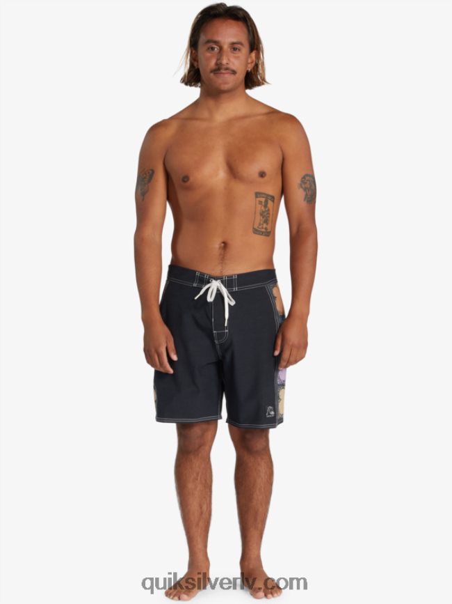 vīriešiem Quiksilver oriģinālie arch 18 dēļu šorti melns 88064R1737