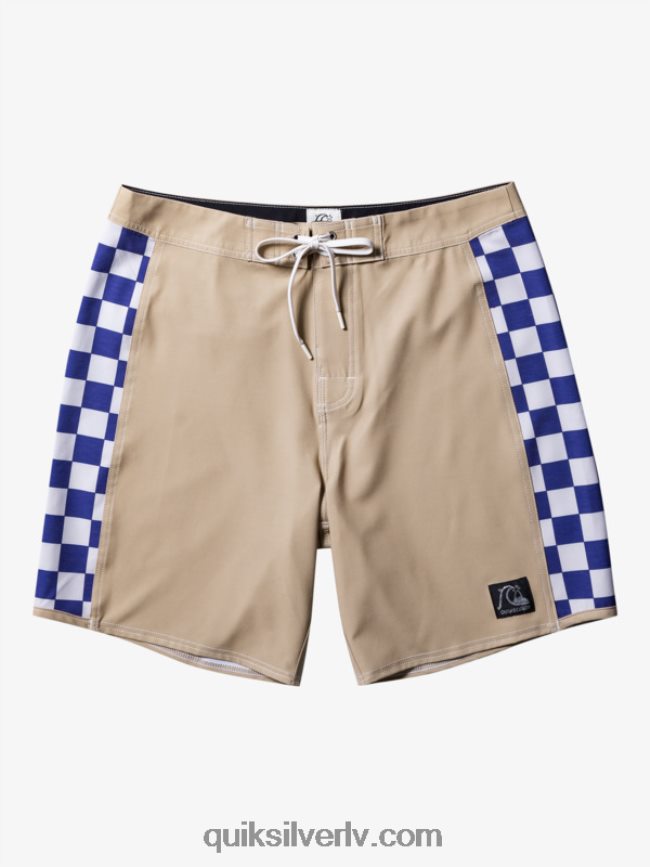 vīriešiem Quiksilver oriģinālie arch 18 dēļu šorti olīvu pelēks 88064R173