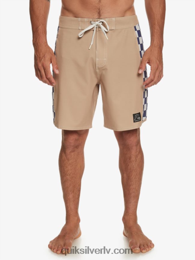vīriešiem Quiksilver oriģinālie arch 18 dēļu šorti olīvu pelēks 88064R173