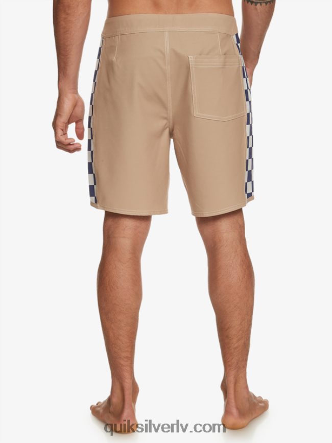 vīriešiem Quiksilver oriģinālie arch 18 dēļu šorti olīvu pelēks 88064R173