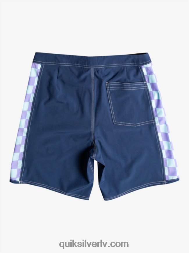 vīriešiem Quiksilver oriģinālie arch 18 dēļu šorti zīmotnes zilā krāsā 88064R1733