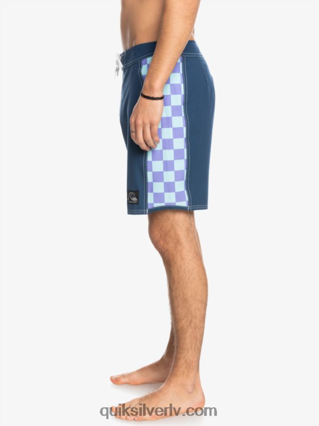 vīriešiem Quiksilver oriģinālie arch 18 dēļu šorti zīmotnes zilā krāsā 88064R1733