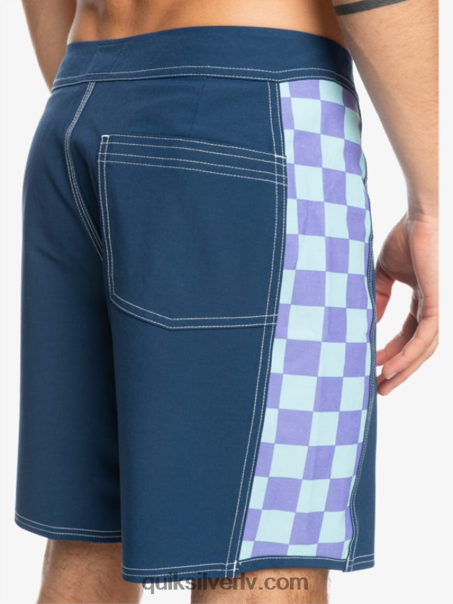 vīriešiem Quiksilver oriģinālie arch 18 dēļu šorti zīmotnes zilā krāsā 88064R1733