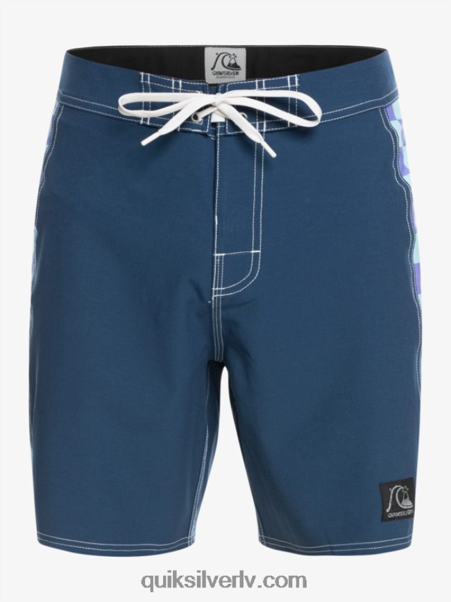vīriešiem Quiksilver oriģinālie arch 18 dēļu šorti zīmotnes zilā krāsā 88064R1733