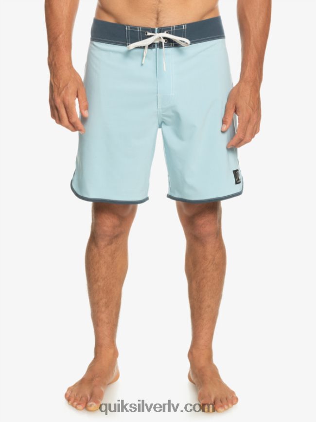 vīriešiem Quiksilver oriģinālie ķemmīšgliemeņu 18 dēļu šorti debesu zils 88064R88