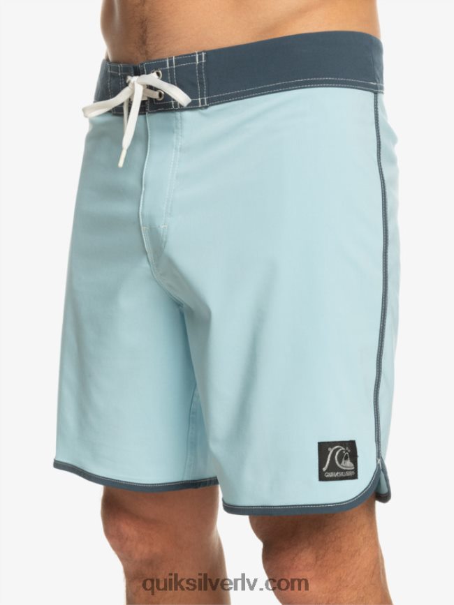 vīriešiem Quiksilver oriģinālie ķemmīšgliemeņu 18 dēļu šorti debesu zils 88064R88