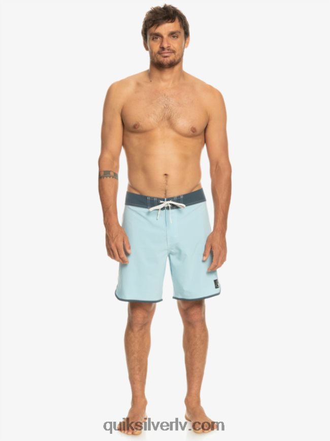 vīriešiem Quiksilver oriģinālie ķemmīšgliemeņu 18 dēļu šorti debesu zils 88064R88