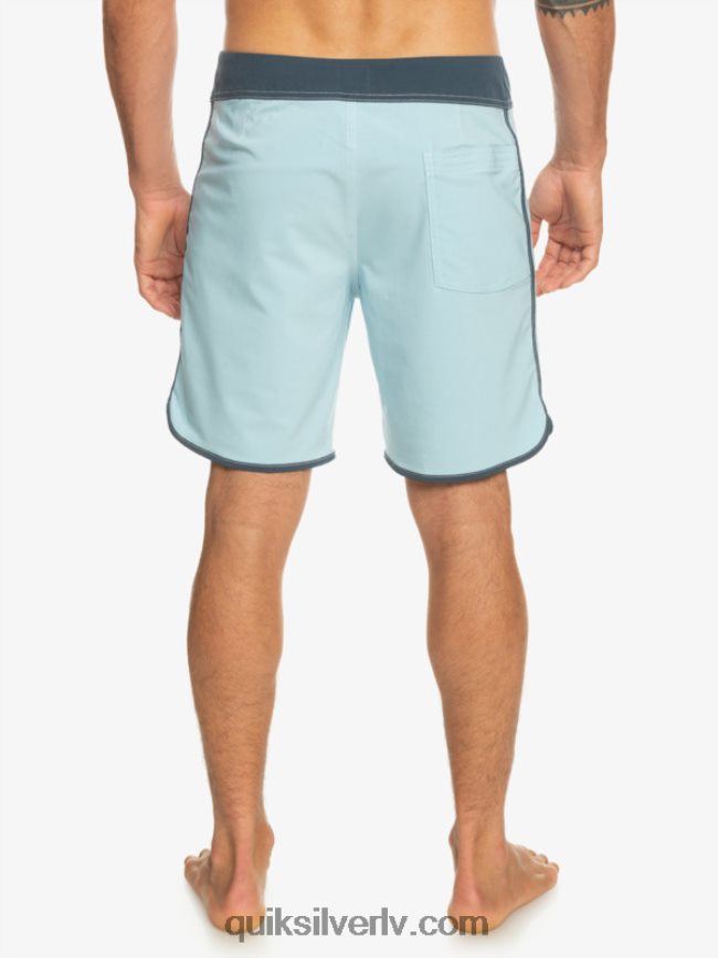 vīriešiem Quiksilver oriģinālie ķemmīšgliemeņu 18 dēļu šorti debesu zils 88064R88