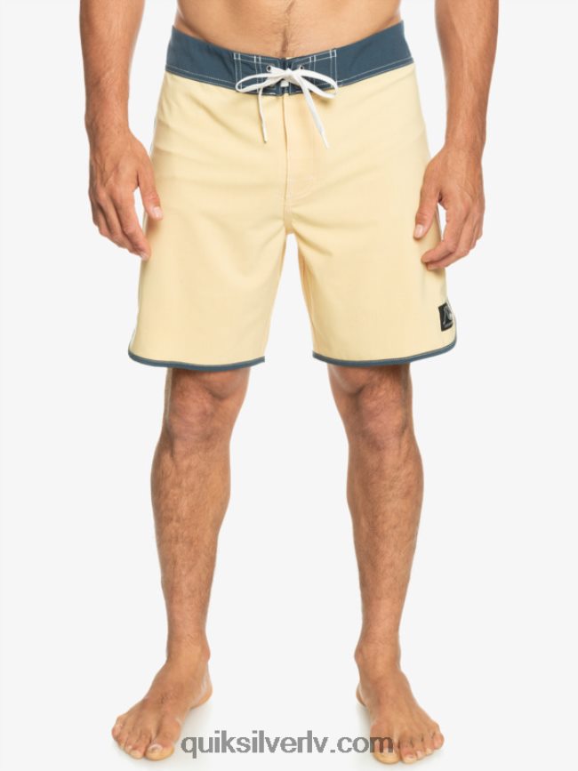 vīriešiem Quiksilver oriģinālie ķemmīšgliemeņu 18 dēļu šorti kvieši 88064R94