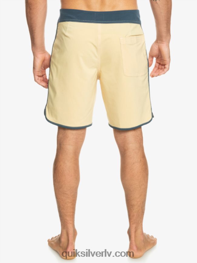 vīriešiem Quiksilver oriģinālie ķemmīšgliemeņu 18 dēļu šorti kvieši 88064R94