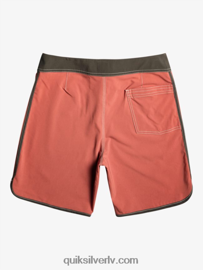 vīriešiem Quiksilver oriģinālie ķemmīšgliemeņu 18 dēļu šorti marsala 88064R93