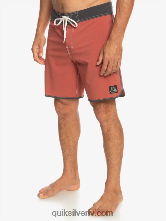 vīriešiem Quiksilver oriģinālie ķemmīšgliemeņu 18 dēļu šorti marsala 88064R93