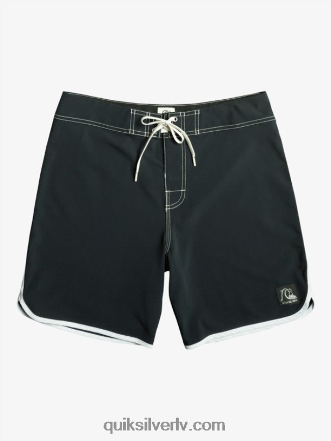 vīriešiem Quiksilver oriģinālie ķemmīšgliemeņu 18 dēļu šorti melns 88064R86