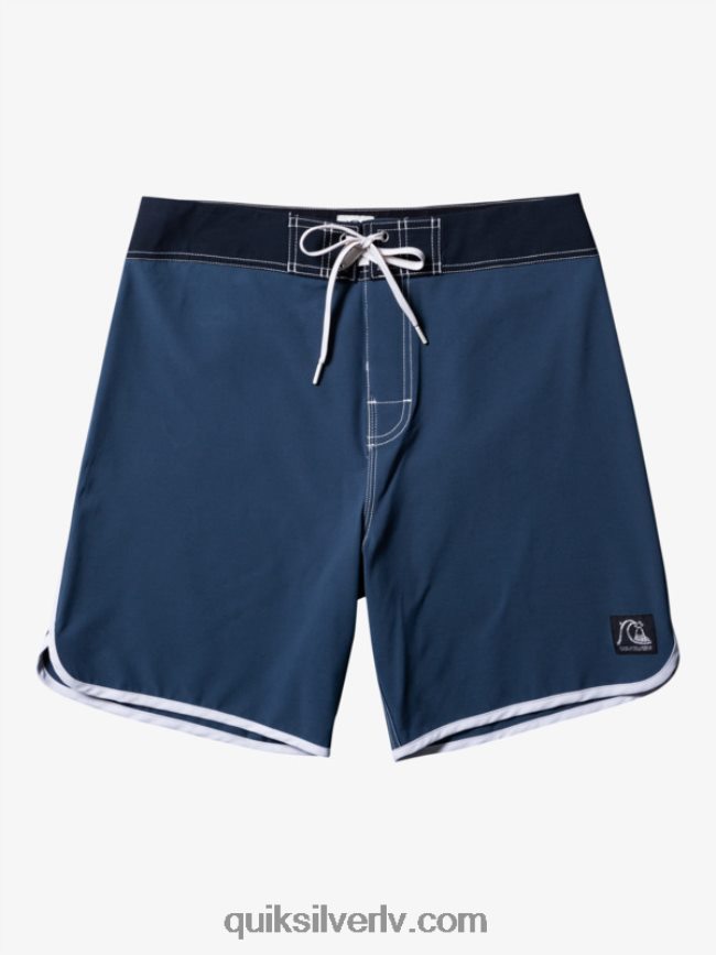 vīriešiem Quiksilver oriģinālie ķemmīšgliemeņu 18 dēļu šorti pusnakts flote 88064R92