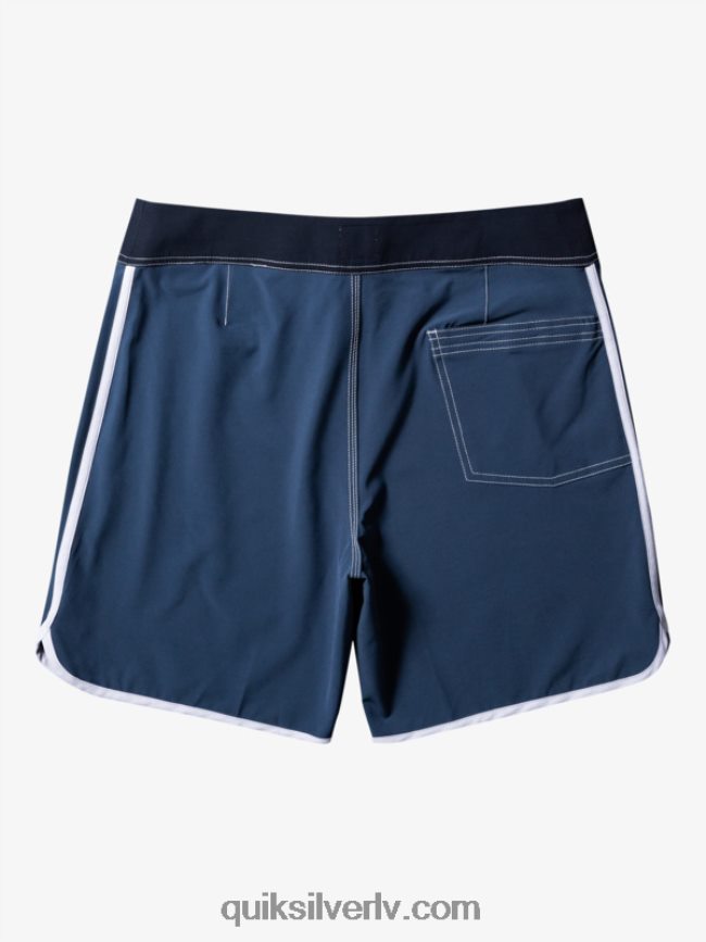 vīriešiem Quiksilver oriģinālie ķemmīšgliemeņu 18 dēļu šorti pusnakts flote 88064R92