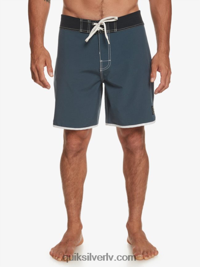 vīriešiem Quiksilver oriģinālie ķemmīšgliemeņu 18 dēļu šorti pusnakts flote 88064R92