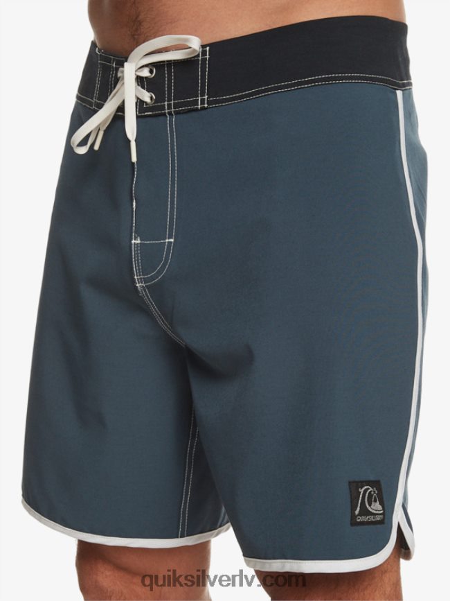 vīriešiem Quiksilver oriģinālie ķemmīšgliemeņu 18 dēļu šorti pusnakts flote 88064R92