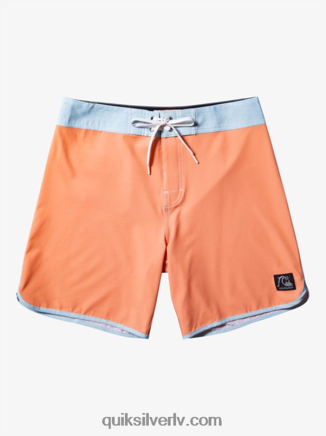 vīriešiem Quiksilver oriģinālie ķemmīšgliemeņu 18 dēļu šorti vara iedegums 88064R90