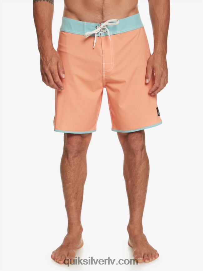 vīriešiem Quiksilver oriģinālie ķemmīšgliemeņu 18 dēļu šorti vara iedegums 88064R90