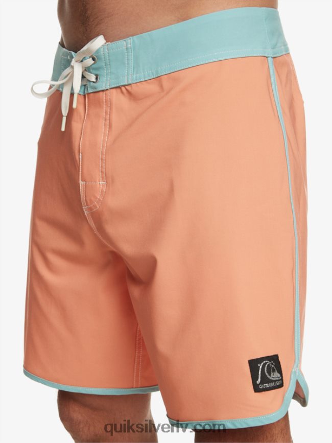 vīriešiem Quiksilver oriģinālie ķemmīšgliemeņu 18 dēļu šorti vara iedegums 88064R90