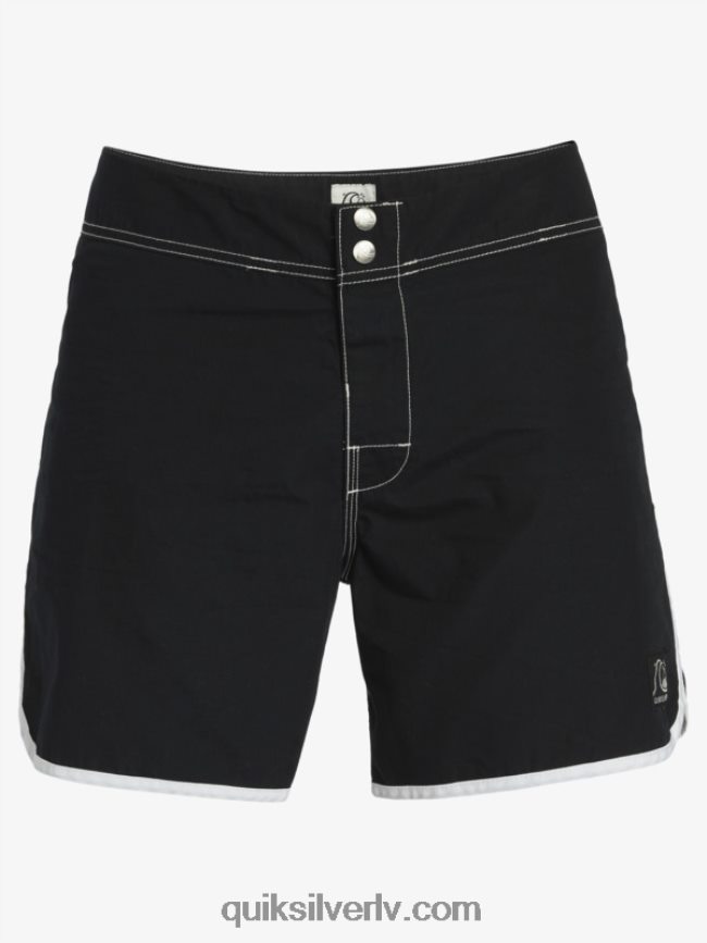 vīriešiem Quiksilver oriģinālie ķemmīšgliemeņu snap 16 dēļu šorti melns 88064R168