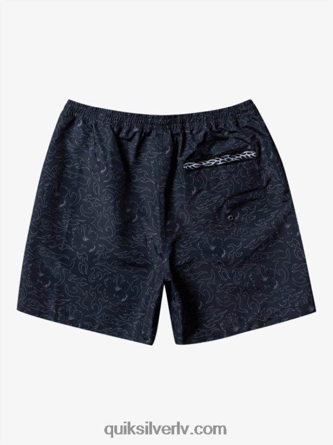 vīriešiem Quiksilver saturns 18 zalves melns 88064R583