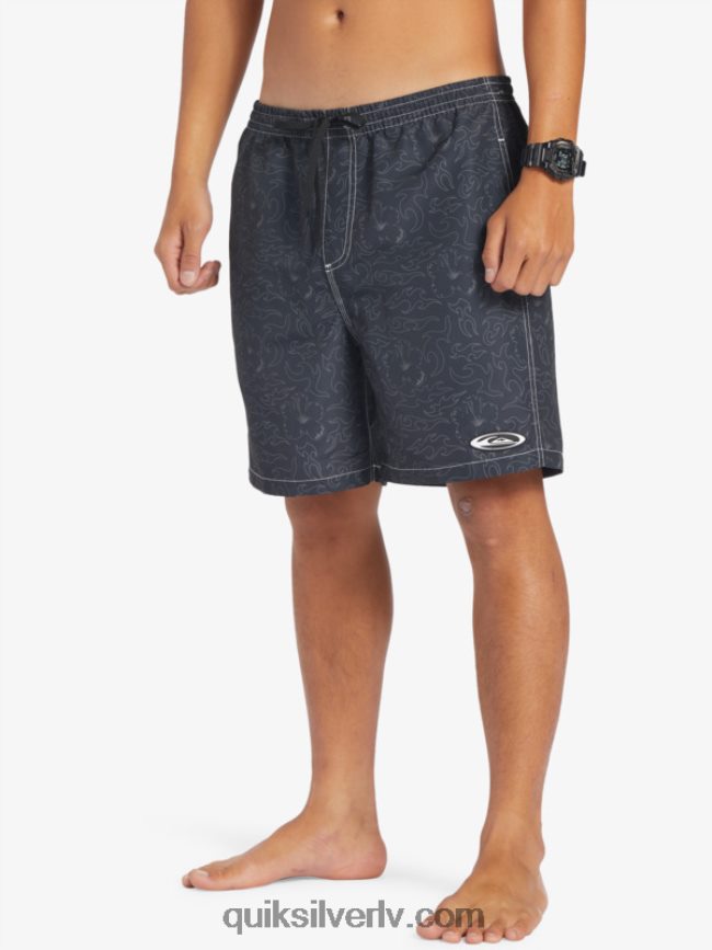 vīriešiem Quiksilver saturns 18 zalves melns 88064R583