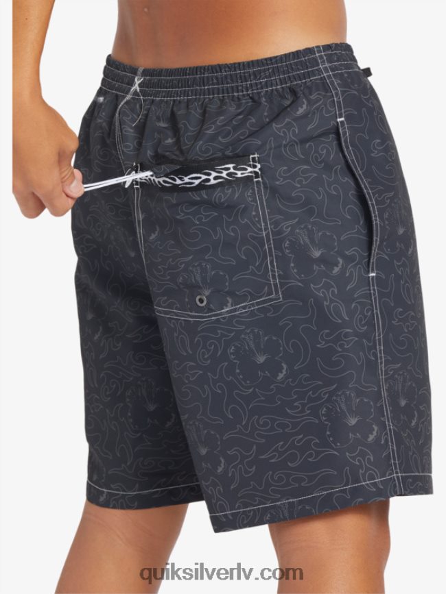 vīriešiem Quiksilver saturns 18 zalves melns 88064R583