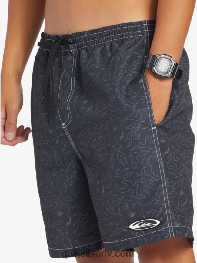 vīriešiem Quiksilver saturns 18 zalves melns 88064R583