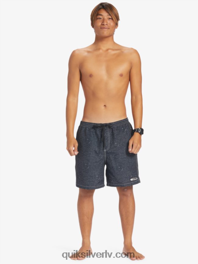vīriešiem Quiksilver saturns 18 zalves melns 88064R583