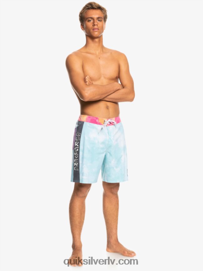 vīriešiem Quiksilver surfsilk acid wash 18 boardšorti eņģelis zils 88064R1748