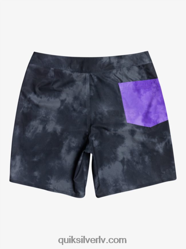 vīriešiem Quiksilver surfsilk acid wash 18 boardšorti melns 88064R1747