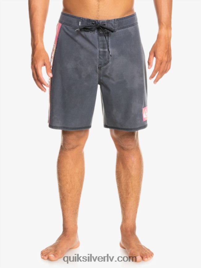 vīriešiem Quiksilver surfsilk acid wash 18 boardšorti melns 88064R1747