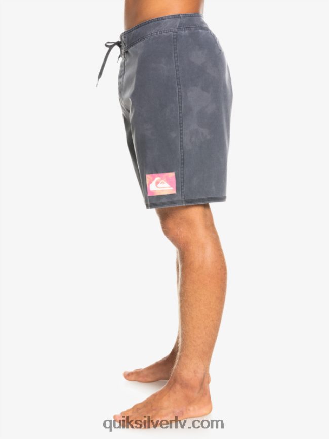 vīriešiem Quiksilver surfsilk acid wash 18 boardšorti melns 88064R1747