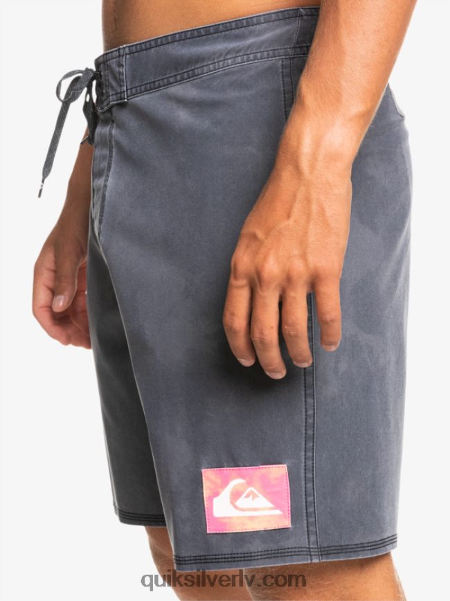 vīriešiem Quiksilver surfsilk acid wash 18 boardšorti melns 88064R1747