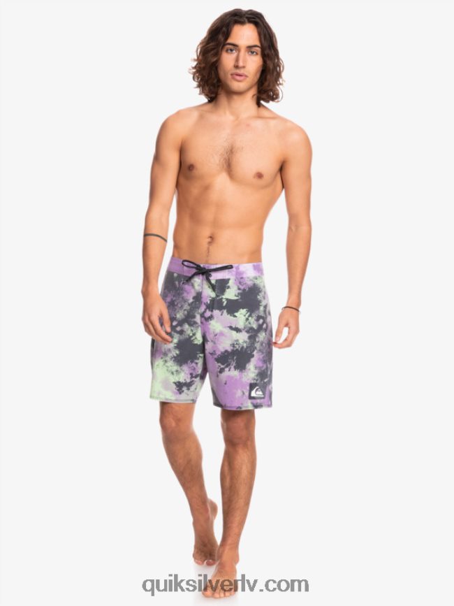 vīriešiem Quiksilver surfsilk acid wash 18 boardšorti nefrīta laima 88064R1745
