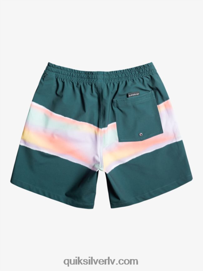 vīriešiem Quiksilver surfsilk air-brush 17 zalves pusnakts flote 88064R657