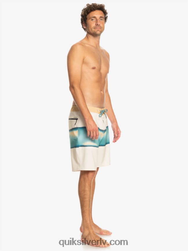 vīriešiem Quiksilver surfsilk air brush 19 dēļu šorti bērzs 88064R646