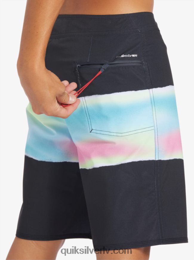 vīriešiem Quiksilver surfsilk air brush 19 dēļu šorti melns 88064R643