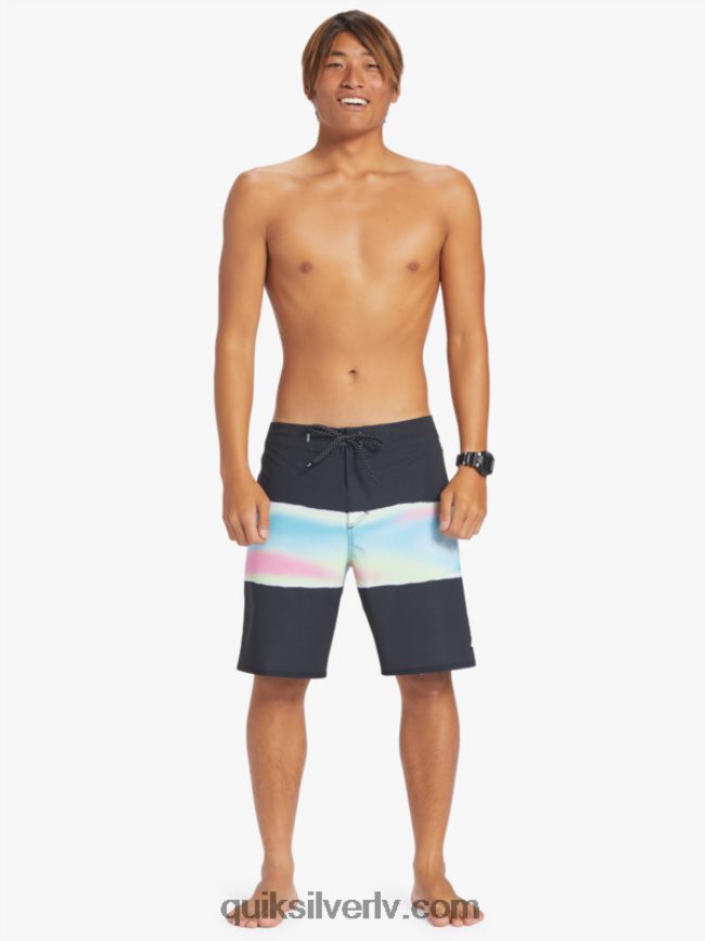 vīriešiem Quiksilver surfsilk air brush 19 dēļu šorti melns 88064R643