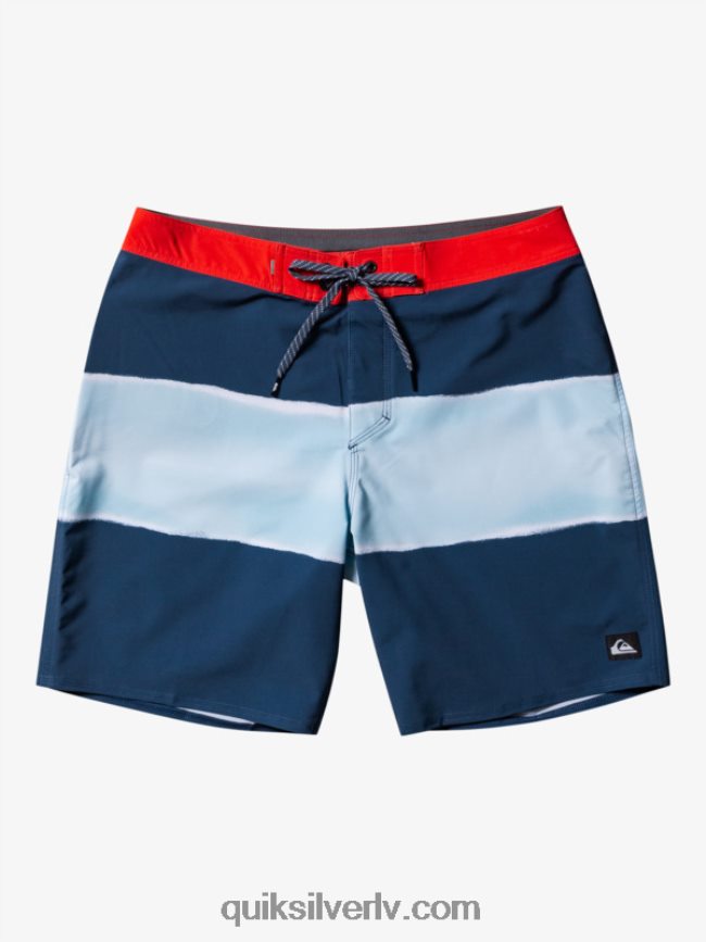 vīriešiem Quiksilver surfsilk air brush 19 dēļu šorti pusnakts flote 88064R645