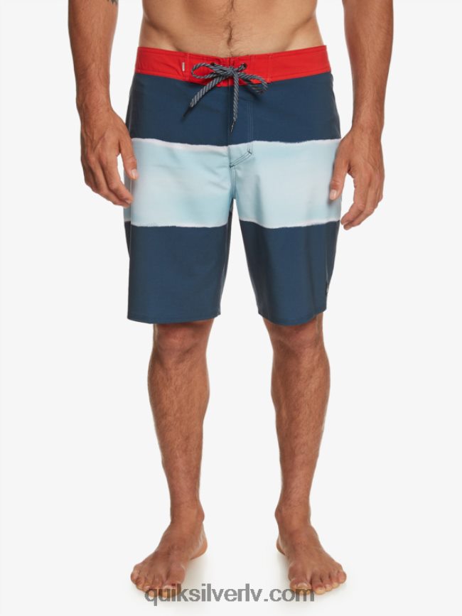 vīriešiem Quiksilver surfsilk air brush 19 dēļu šorti pusnakts flote 88064R645