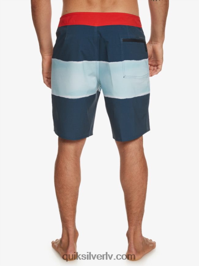 vīriešiem Quiksilver surfsilk air brush 19 dēļu šorti pusnakts flote 88064R645
