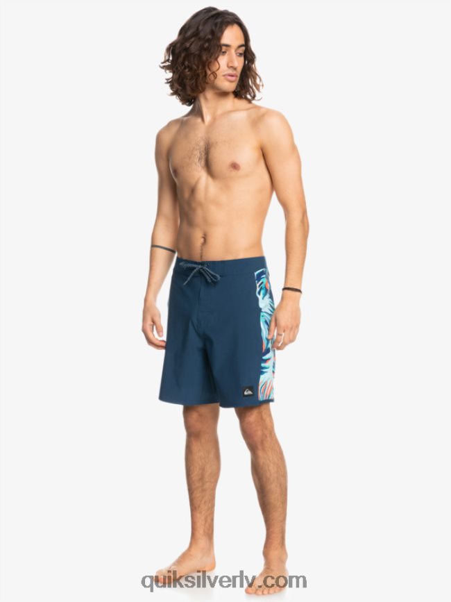 vīriešiem Quiksilver surfsilk arch 18 dēļu šorti zīmotnes zilā krāsā 88064R1698