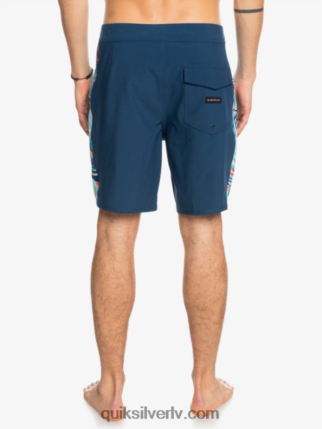 vīriešiem Quiksilver surfsilk arch 18 dēļu šorti zīmotnes zilā krāsā 88064R1698