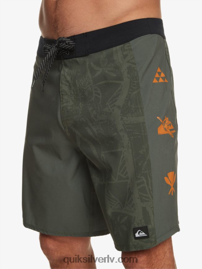 vīriešiem Quiksilver surfsilk arch hawaii 19 dēļu šorti timiāns 88064R638