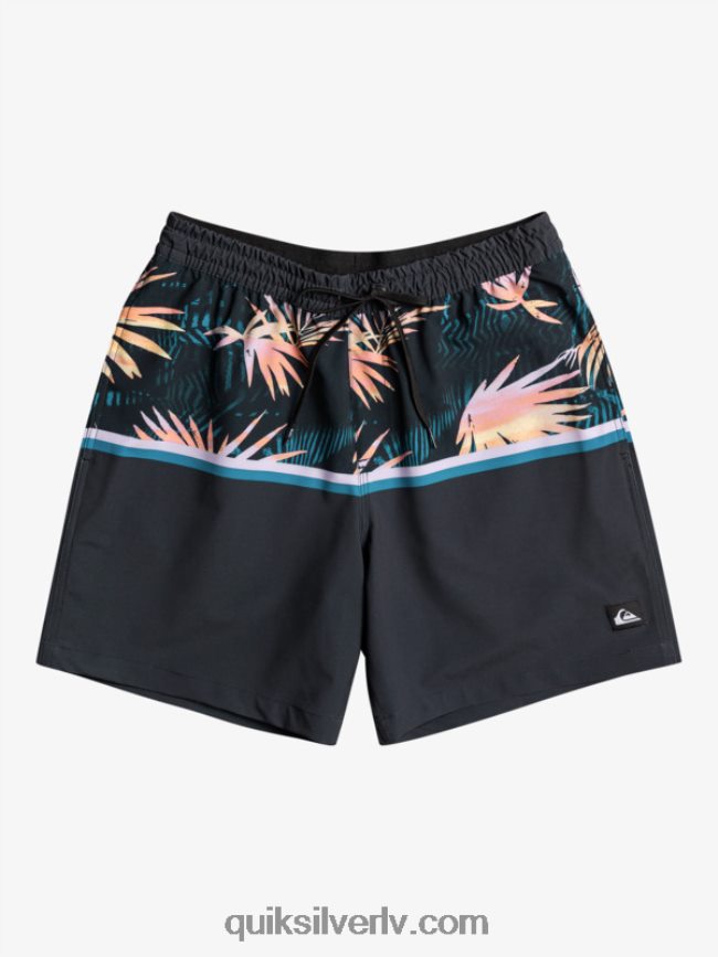 vīriešiem Quiksilver surfsilk divīzija 17 zalves melns 88064R1637