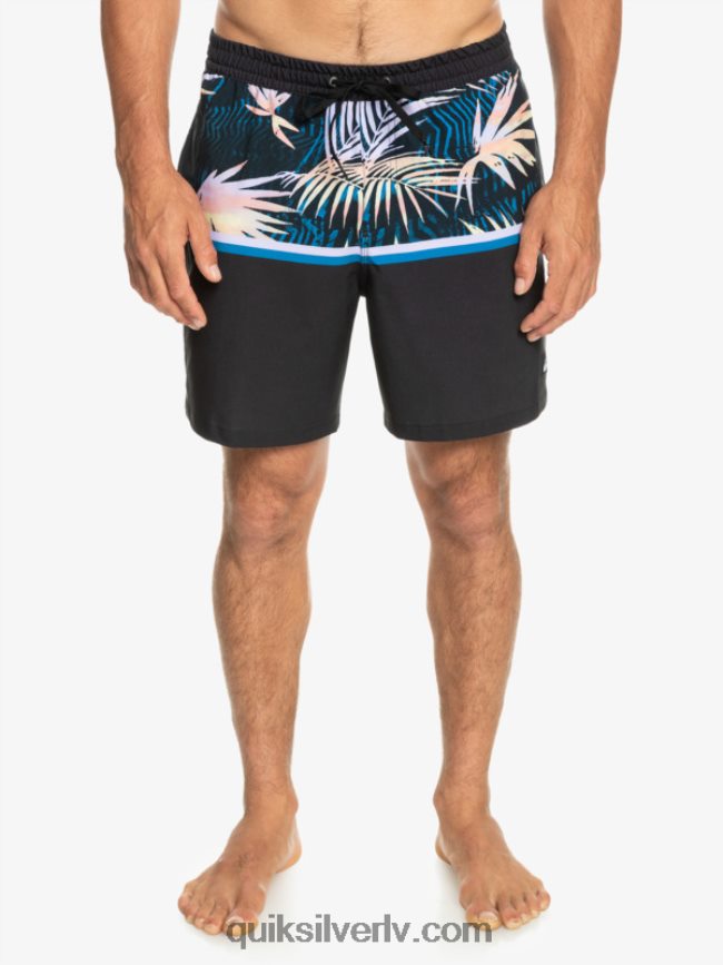 vīriešiem Quiksilver surfsilk divīzija 17 zalves melns 88064R1637